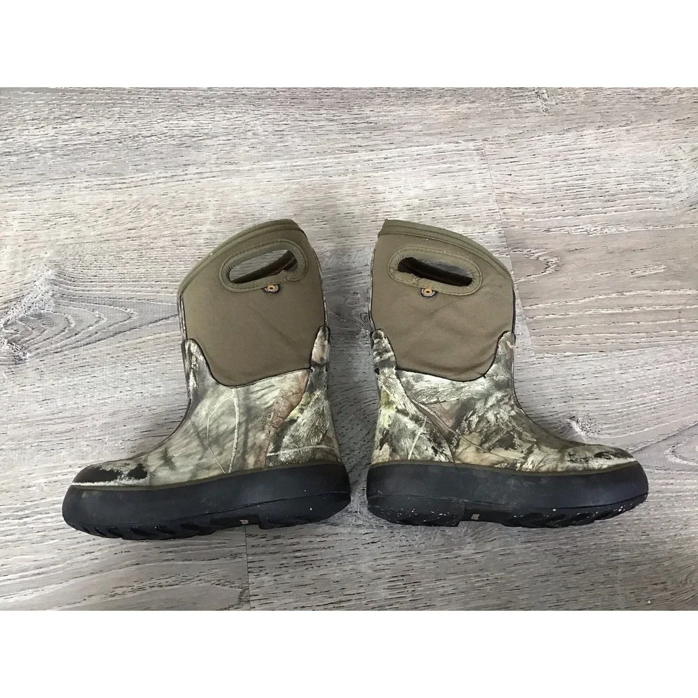 Bogs Toddler Size 9 Waterproof Mossy Oak Camo Insulated Kids Winter Boots